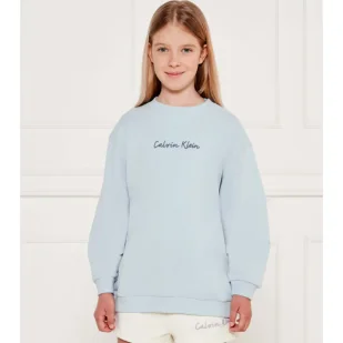 Calvin Klein Jeans Bluza Regular Fit - Bluzy dla dziewczynek - miniaturka - grafika 1