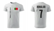 Koszulki sportowe damskie - Koszulka damska PORTUGALIA CRISTIANO RONALDO 7 - miniaturka - grafika 1