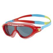 Pływanie - Speedo Biofuse Rift-maska Lava Czerwony/japoński Niebieski/Wędzone do pływania Junior 8-01213B992 - miniaturka - grafika 1