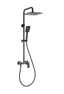 Valvex Loft Black zestaw natryskowy z deszczownią 2455750 2455750 - Zestawy prysznicowe - miniaturka - grafika 1