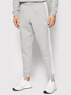 Spodnie męskie - Adidas Spodnie dresowe Classics GN3530 Szary Fitted Fit - miniaturka - grafika 1