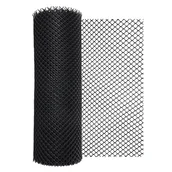 Ogrodzenia - Siatka plastikowa 600 g/m2 ocz. 20 x 20 mm, czarna - 1 x 25 m - miniaturka - grafika 1