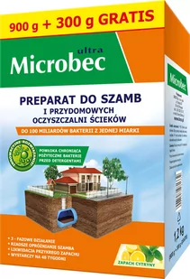 Bros Microbec ultra preparat do szamb cytryna 900g+300g - Inne artykuły czyszczące - miniaturka - grafika 1