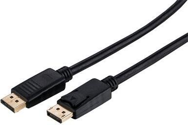 Kabel C-TECH DisplayPort 1.2, 4K @60Hz, M/M, 1m