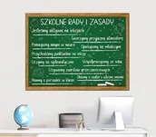Pomoce naukowe - Szkolne rady i zasady- naklejka na ścianę - miniaturka - grafika 1