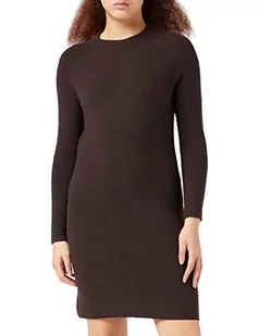 TOM TAILOR Damski Sukienka z dzianiny z raglanowymi rękawami 1029782, 13234 - Java Dark Brown, 40 - Sukienki - miniaturka - grafika 1