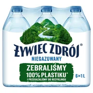 Woda - Żywiec Zdrój Niegazowany Woda źródlana 6 x 1 l - miniaturka - grafika 1