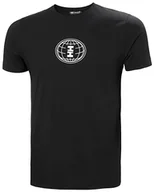 Koszulki męskie - Helly Hansen Męska koszulka z grafiką Core - czarna, M - miniaturka - grafika 1