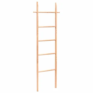 vidaXL Drabinka na ręczniki 170 cm z litego drewna orzechowego - Ręczniki - miniaturka - grafika 1