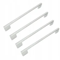 Meble modułowe i akcesoria - 4 x Uchwyt meblowy srebrny 224 mm metalowy uchwyt do szafki szuflady do meb - miniaturka - grafika 1