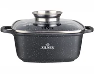 Brytfanny - GARNEK z POWŁOKĄ MARMUROWĄ 5.4L 26cm BRYTFANNA ZILNER ZL- 9011 - miniaturka - grafika 1