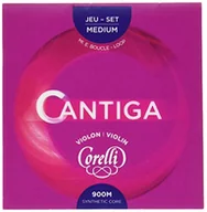Akcesoria do instrumentów smyczkowych - Corelli Violin struny Cantiga zestaw z pętlą Medium 900M - miniaturka - grafika 1