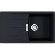Zlewozmywaki - Franke Centro CNG 611-86 GSC Zlewozmywak granitowy jednokomorowy 86x50 cm onyx 114.0687.330 - miniaturka - grafika 1