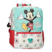 Plecaki - Joumma Disney Mickey Best Friends Together Plecak Wielobarwny 25x32x12 cm Poliester 9,9 l, Biały, plecak - miniaturka - grafika 1