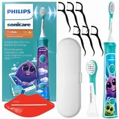 Szczoteczki do zębów dla dzieci - Szczoteczka Soniczna Philips for Kids Hx6322/04 + Etui Podróżne - miniaturka - grafika 1