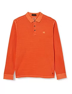 Camel Active Męska Koszula Henley 4093615P04, Pomarańczowy, M - Koszule męskie - miniaturka - grafika 1