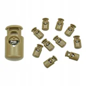 Akcesoria turystyczne - Mil-Tec Stopery do Sznurka 10 Sztuk Coyote - miniaturka - grafika 1