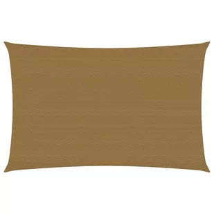 vidaXL Żagiel przeciwsłoneczny, 160 g/m, kolor taupe, 2,5x4,5 m, HDPE vidaXL - Parasole ogrodowe - miniaturka - grafika 1