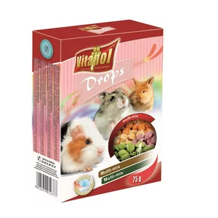 Vitapol Dropsy mix dla gryzoni 75g - Przysmaki dla gryzoni - miniaturka - grafika 1