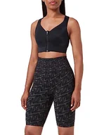 Spodenki damskie - Champion Seamless-Seasonal Fitness Short Tight Spodenki Damskie, Czarny/Fuksja (Kl002), S-M - miniaturka - grafika 1