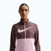 Kurtki i kamizelki sportowe damskie - Kurtka do biegania damska Nike Tempo Swoosh Run tattoo/pink foam/pink foam - miniaturka - grafika 1