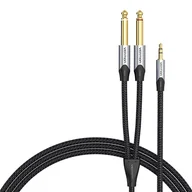 Kable - Vention Kabel audio mini jack 3.5mm do 2x jack 6.35mm męski BARHK 8m - miniaturka - grafika 1