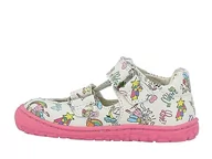 Buty dla chłopców - Lurchi Sneakersy dla chłopców i dziewczynek 74L4083002, biało-różowe, 26 EU, White Pink, 26 EU - miniaturka - grafika 1