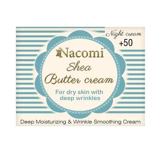 Nacomi krem shea z peptydem 50+ na noc 50ml - Kremy do twarzy - miniaturka - grafika 1