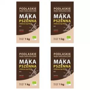 BioLife Mąka pszenna chlebowa typ 850 Zestaw 4 kg Bio - Mąka - miniaturka - grafika 1