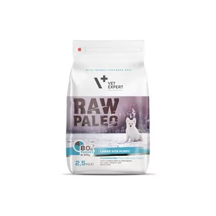 VetExpert Vet Expert Raw Paleo Large Size Puppy Turkey 2.5 kg sucha karma dla szczeniąt ras dużych indyk 2.5kg - Sucha karma dla psów - miniaturka - grafika 1