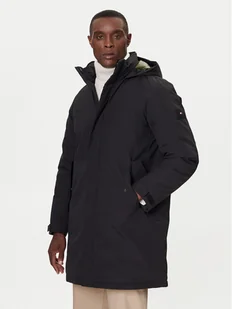 Tommy Hilfiger Płaszcz przejściowy MW0MW41362 Czarny Regular Fit - Płaszcze męskie - miniaturka - grafika 1