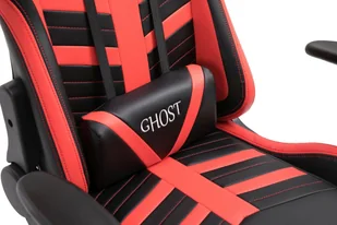 Fotel gamingowy z podnóżkiem GHOST-SIX czarno czerwony - Fotele gamingowe - miniaturka - grafika 12