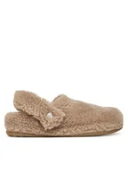 Kapcie damskie - Crocs Kapcie Classic Cozzzy 209386 Beżowy - miniaturka - grafika 1