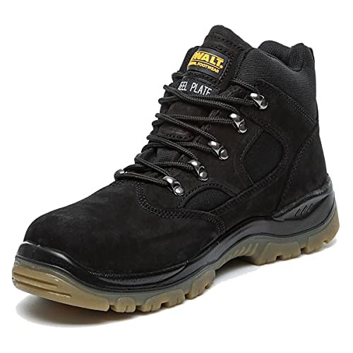 DEWALT Challenger męskie wodoodporne buty ochronne ze stalowymi noskami czarne UK6 (EU40)