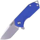 Noże - Nóż składany Kubey Knife Campe, Blue G10, Sandblast D2 (KU203D) - miniaturka - grafika 1