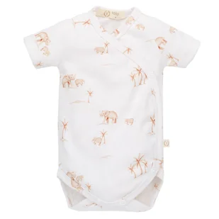 Yosoy Body organic cotton krótki rękaw ELEPHANTS 62 cm - Body dla niemowląt - miniaturka - grafika 1
