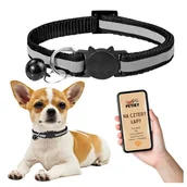 Obroże dla psów - MOCNA OBROŻA DLA MAŁEGO PSA KOTA REGULOWANA DZWONI - miniaturka - grafika 1