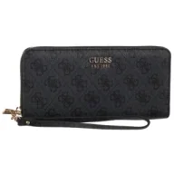 Portfele - Portfel Brenton Slg Lrg Zip Around SWLG96 48146 Coal Logo (GU752-b) Guess - miniaturka - grafika 1