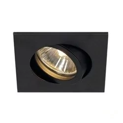 SLV SPOTLINE New Tria 68 kwadratowa czarna QPAR 51 1001994 - Oprawy, klosze i abażury - miniaturka - grafika 1