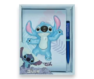 Notatnik Squishy STITCH Notes + Długopis UNDERCOVER STLI2145 - Planery - miniaturka - grafika 1