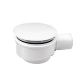 Syfony - Syfon brodzikowy Speed-fi90 czyszczenie z góry nakładka ABS biała - miniaturka - grafika 1