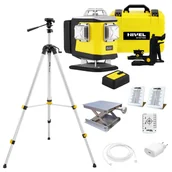 Poziomice laserowe - ZESTAW Laser krzyżowy Nivel System CL5R czerwony + statyw SJJ-M1 EX Nivel System - miniaturka - grafika 1