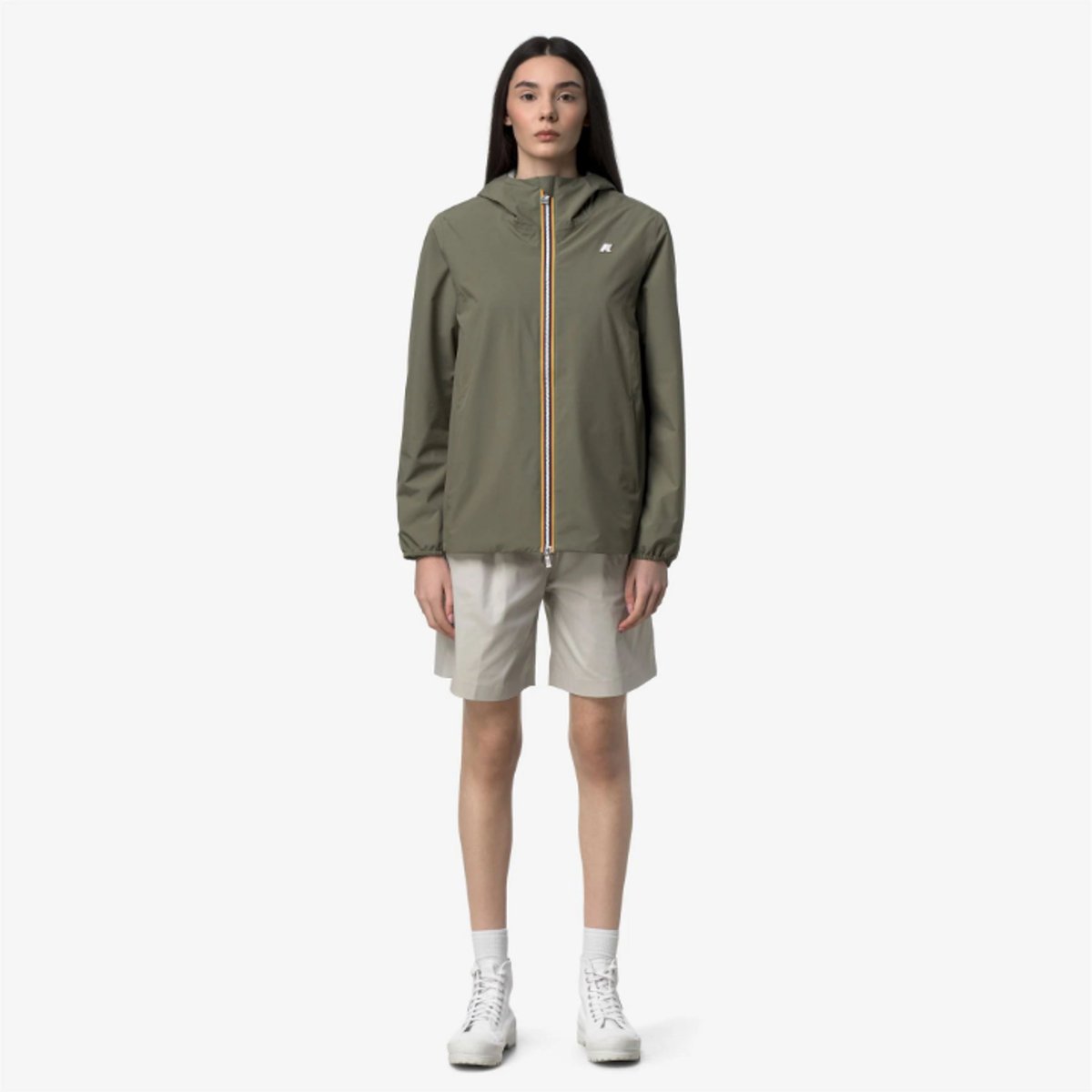 Kurtka damska k-way MARGUERITE STRETCH POLY JERSEY K8138PW zielony