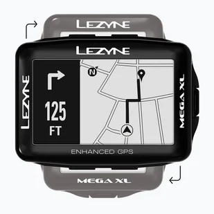 LEZYNE Licznik rowerowy MEGA XL GPS HRSC Loaded (w zestawie opaska na serce + czujnik prędkości/kadencji) (NEW) LZN-1-GPS-MEGAXL-V204-HS - Liczniki rowerowe - miniaturka - grafika 1