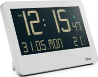 Zegary - Zegarek Braun Budzik zegar z termometrem Braun BC14W - miniaturka - grafika 1