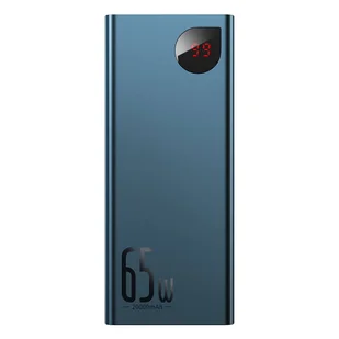 Baseus PPIMDA-D03 Powerbank Adaman 20000mAh metalowy QC 3.0 PD Huawei SCP QC 3.0 65W niebieski PPIMDA-D03 - Powerbanki - miniaturka - grafika 5