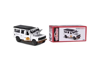 Majorette Deluxe LAND ROVER DEFENDER110, biały - Samochody i pojazdy dla dzieci - miniaturka - grafika 1