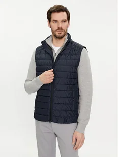 Geox Kamizelka Kennet M4528C T3058 F1624 Granatowy Regular Fit - Kamizelki męskie - miniaturka - grafika 1