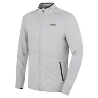 Bluzy sportowe męskie - Męska bluza Husky Tarp Zip Rozmiar: XXL / Kolor: jasnoszary - miniaturka - grafika 1