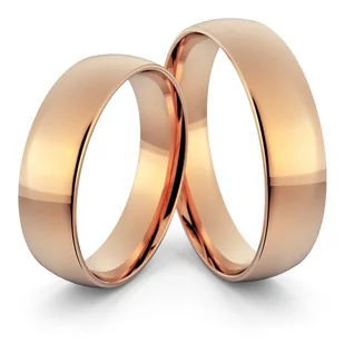 Obrączki ślubne klasyczne zaokrąglone 5 mm - Obrączki ślubne - miniaturka - grafika 2